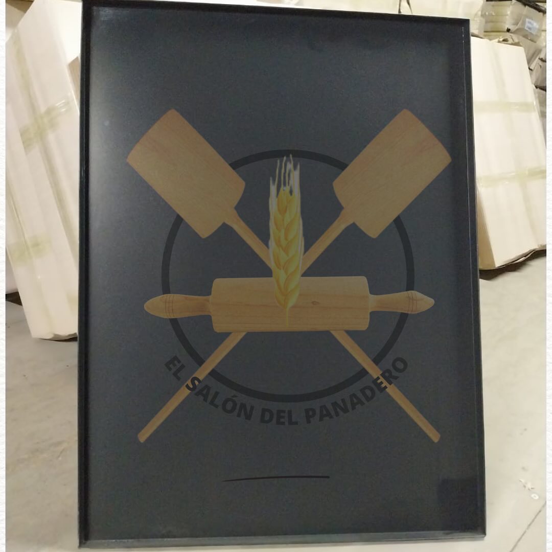 Bandeja de teflón con el logo de El Salón del Panadero