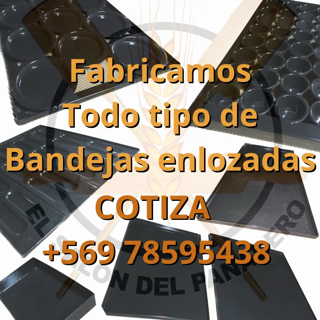 Bandejas enlozadas de distintos tipos