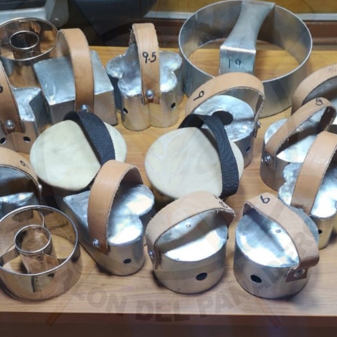 Cortadores de masa con mango de cuero